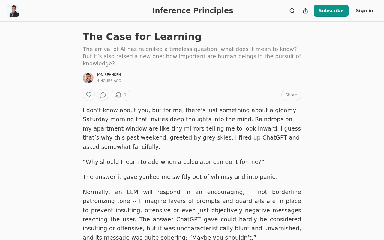 Is Learning Still Necessary in the Age of AI? Why Continuous Learning Remains Irreplaceable