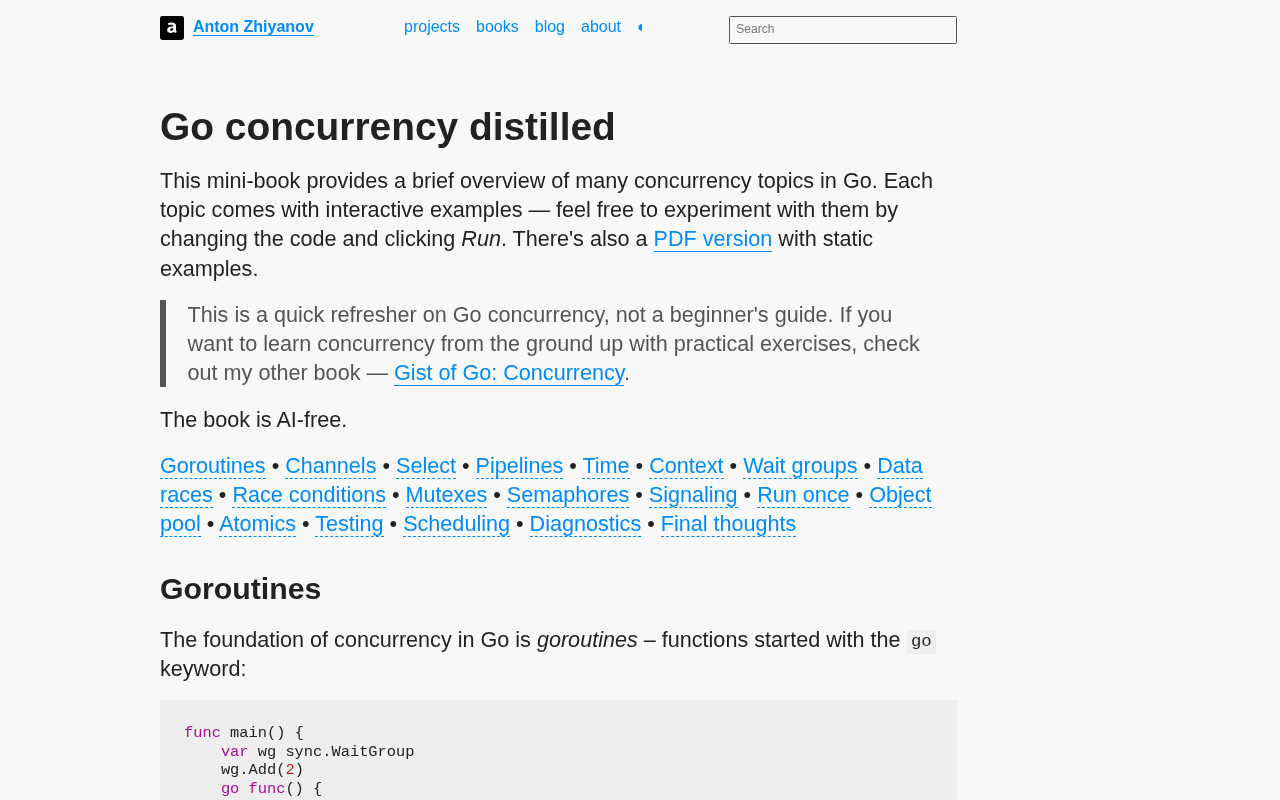 Go Concurrency Essentials: The Core Logic from Goroutines to Channels