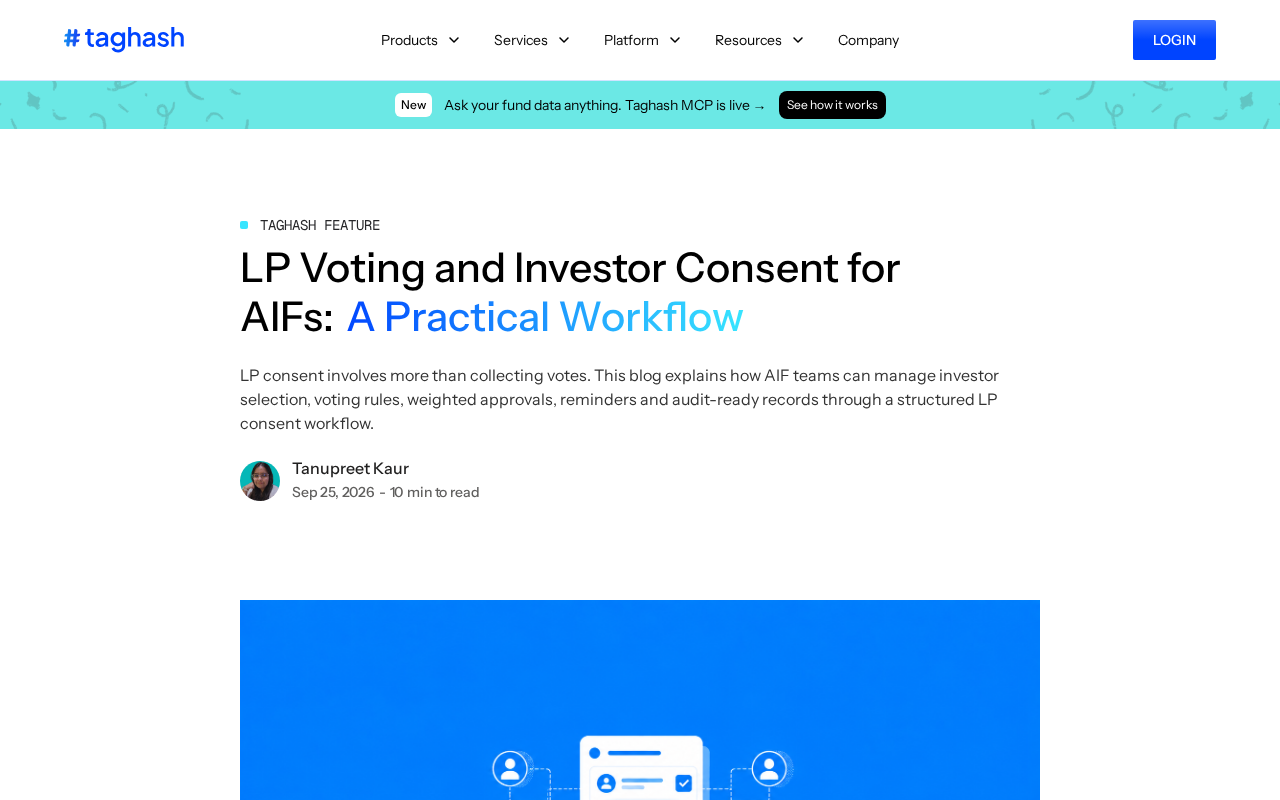 LP Voting and Investor Consent Mechanisms in Alternative Investment Funds (AIFs) Explained