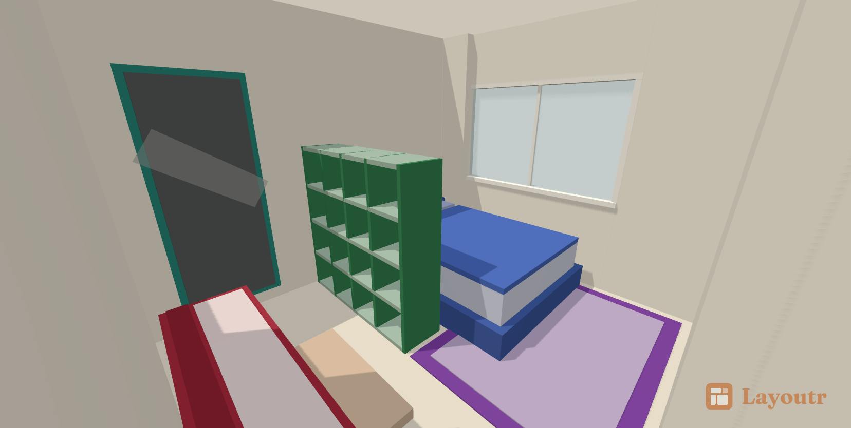 Layoutr: From Floor Plan to 3D, Then Let AI Render Your Room
