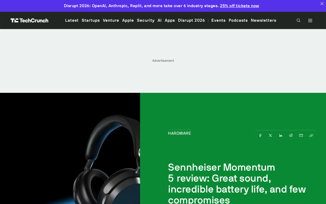 森海塞尔 Momentum 5 评测:出色音质与超长续航