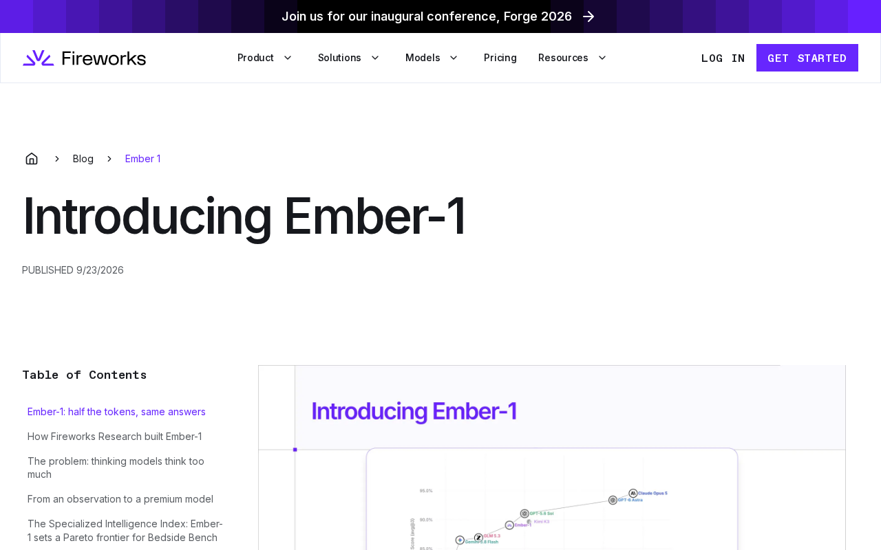 Fireworks AI Launches Ember-1: A New Model Worth Watching