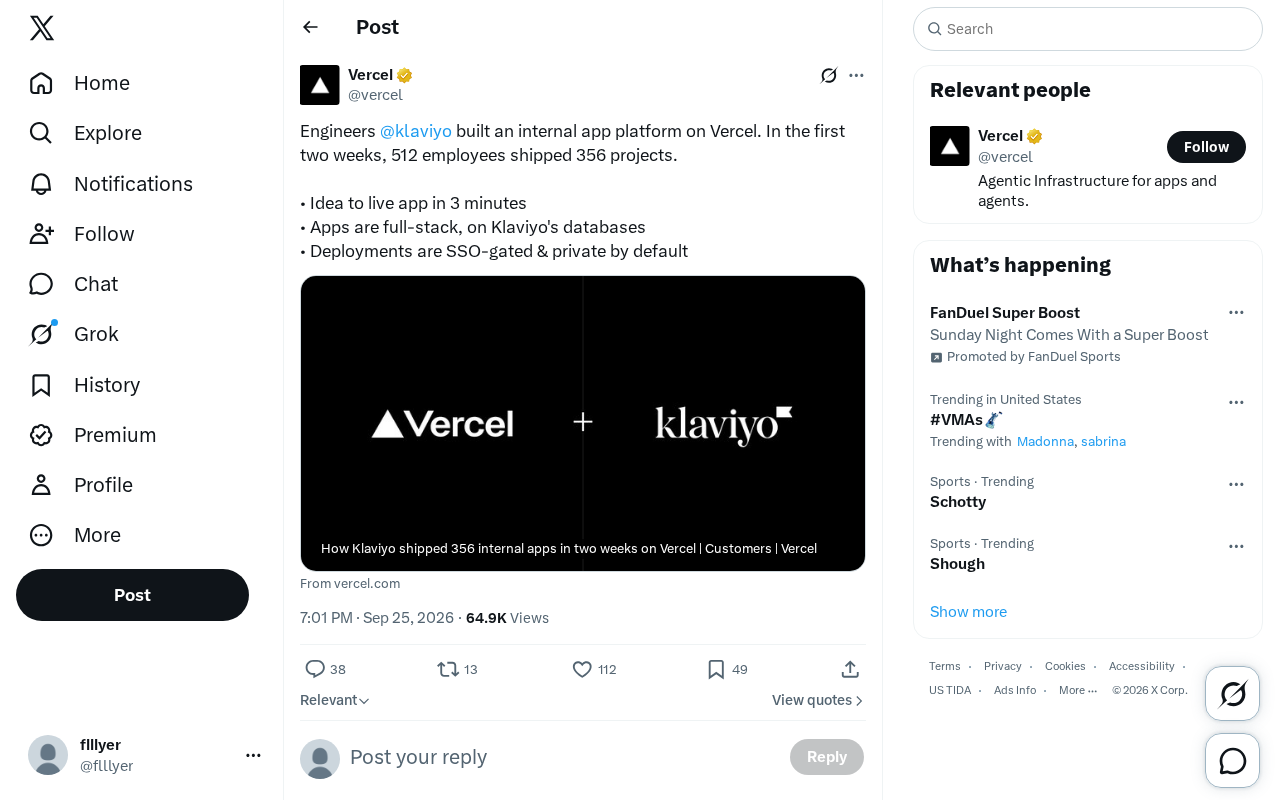 How Klaviyo Built an Internal App Platform on Vercel: 512 Employees, 356 Projects in Two Weeks