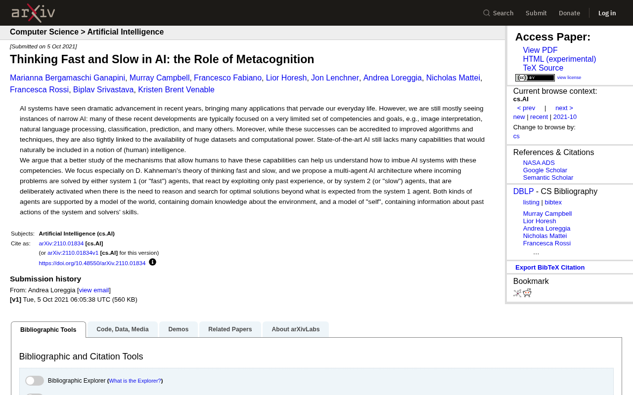 Fast and Slow Thinking in AI: How Metacognition Enhances Machine Reasoning
