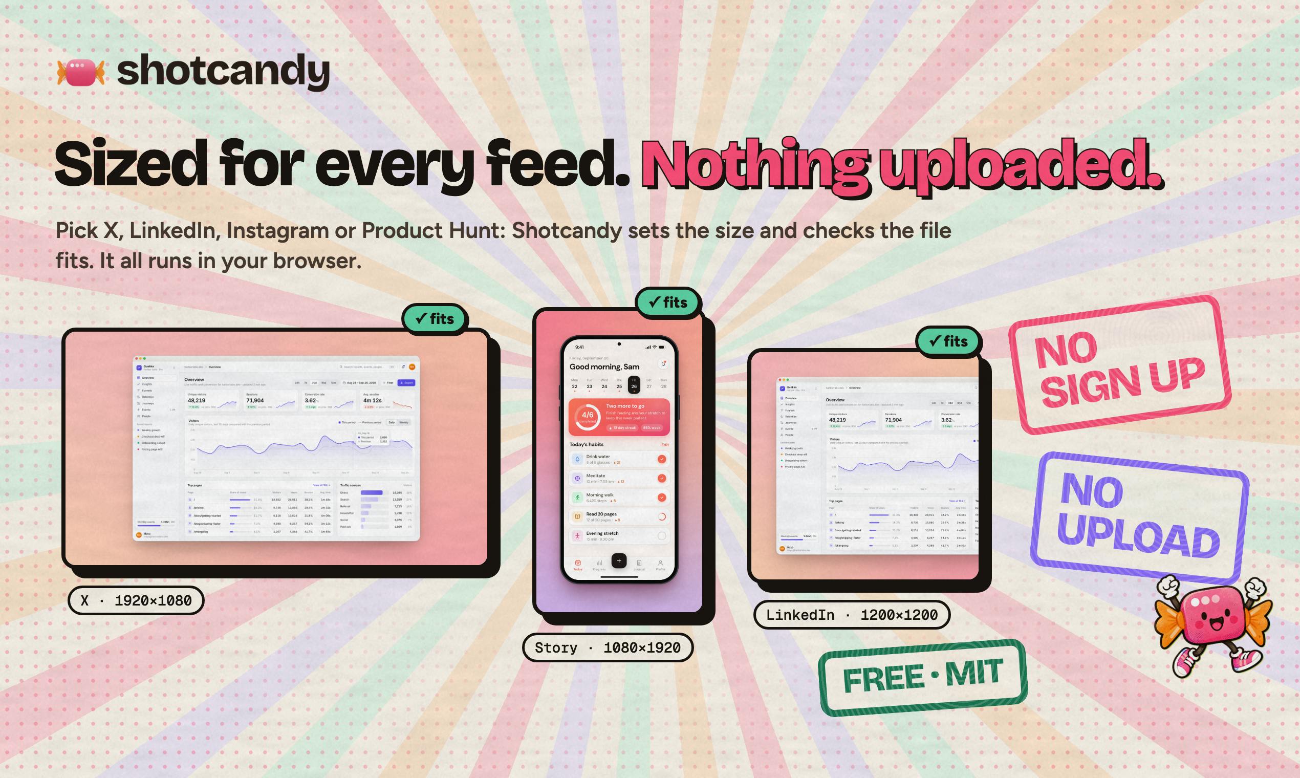 Shotcandy: A Free Browser-Based Tool for Beautifying Screenshots in One Click