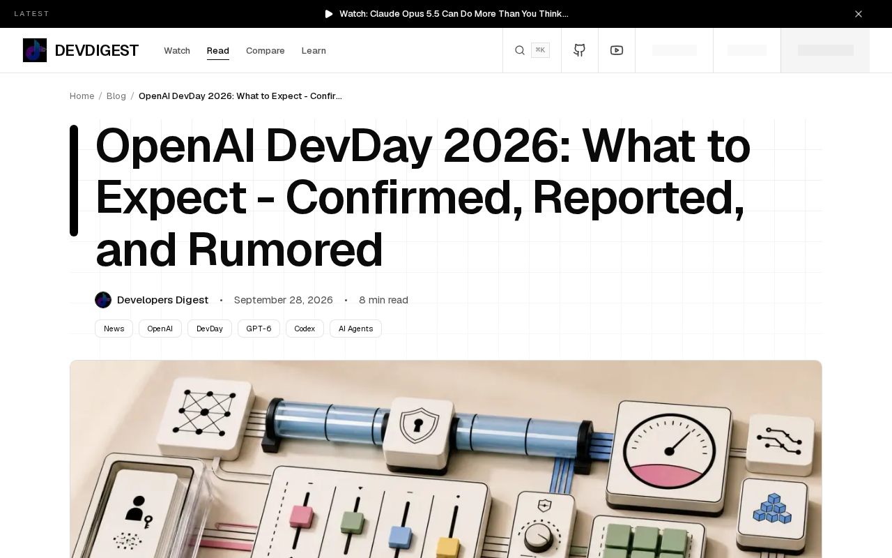 OpenAI DevDay 2026前瞻:确认、爆料与传闻全梳理