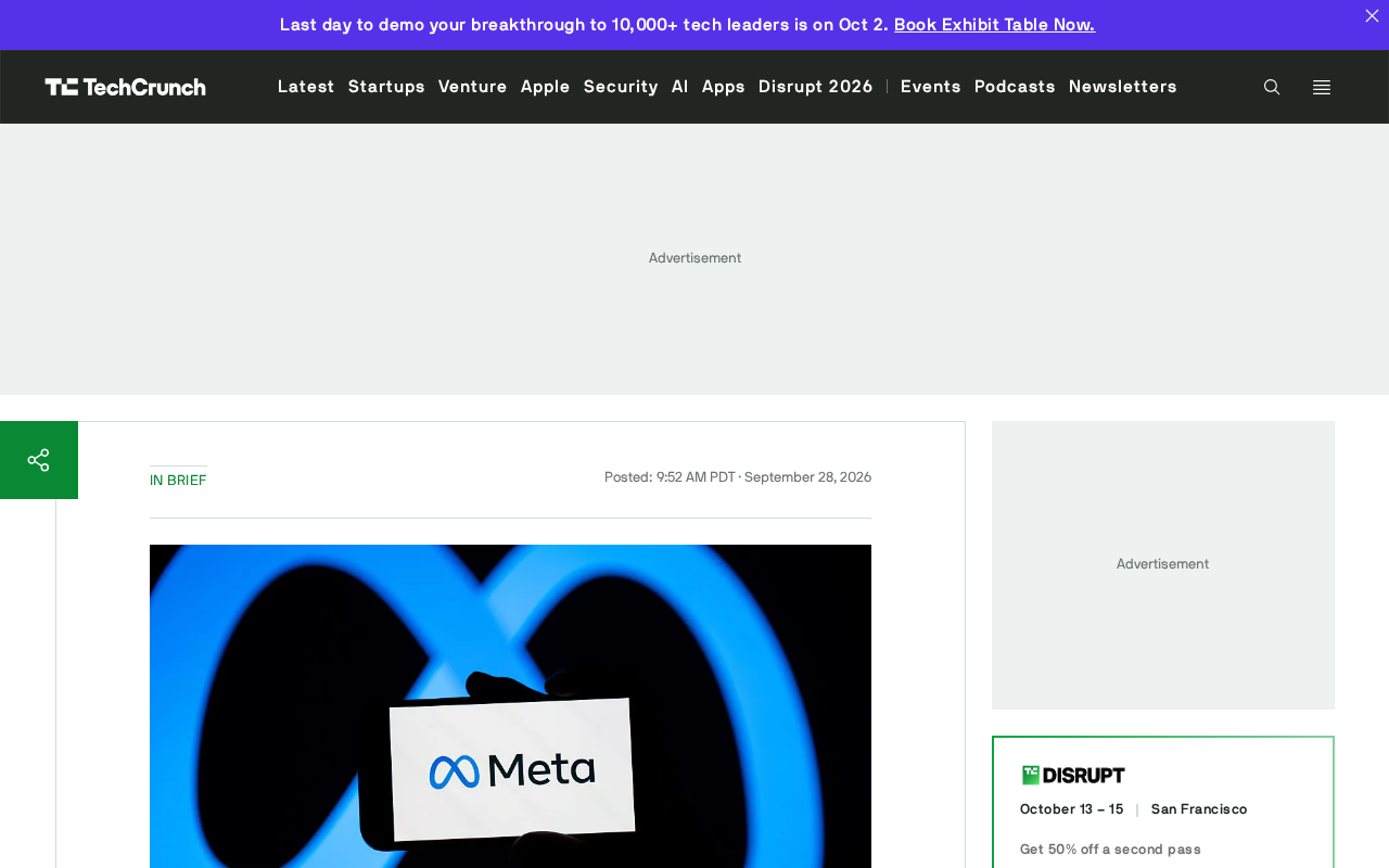 Meta推出企业级AI平台,挖角MongoDB CEO领军