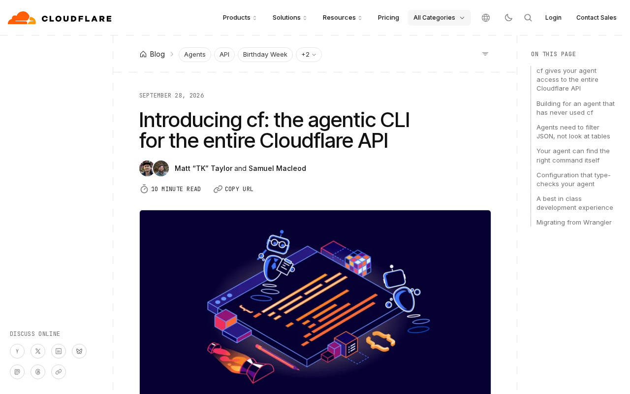 Cf: The Cloudflare API CLI Built for AI Agents