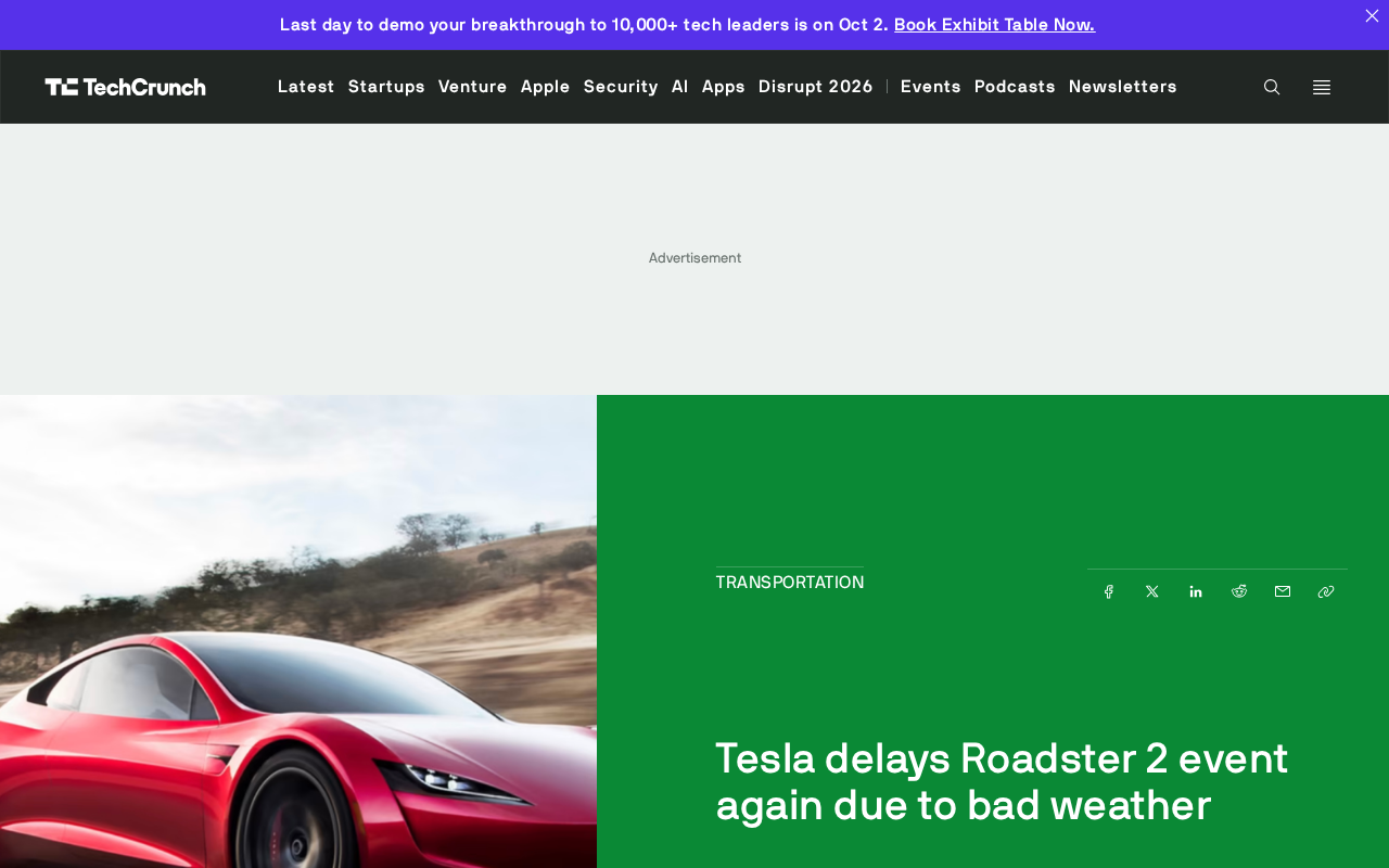 Tesla Roadster 2 Launch Delayed Again by Weather: SpaceX Thrusters Remain the Key Mystery