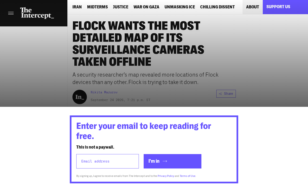 Flock Demands Takedown of Surveillance Camera Map: A Battle Between Privacy and Monitoring