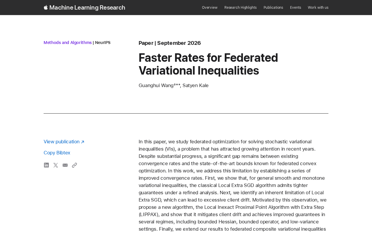 Faster Convergence Rates for Federated Variational Inequalities: A Theoretical Breakthrough
