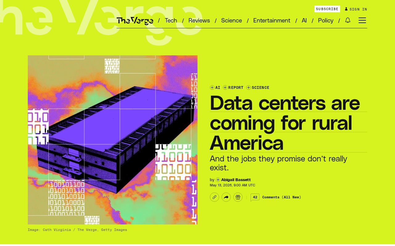 Data Centers Flood into Rural America: Industrial Transformation and Community Tensions in the AI Boom