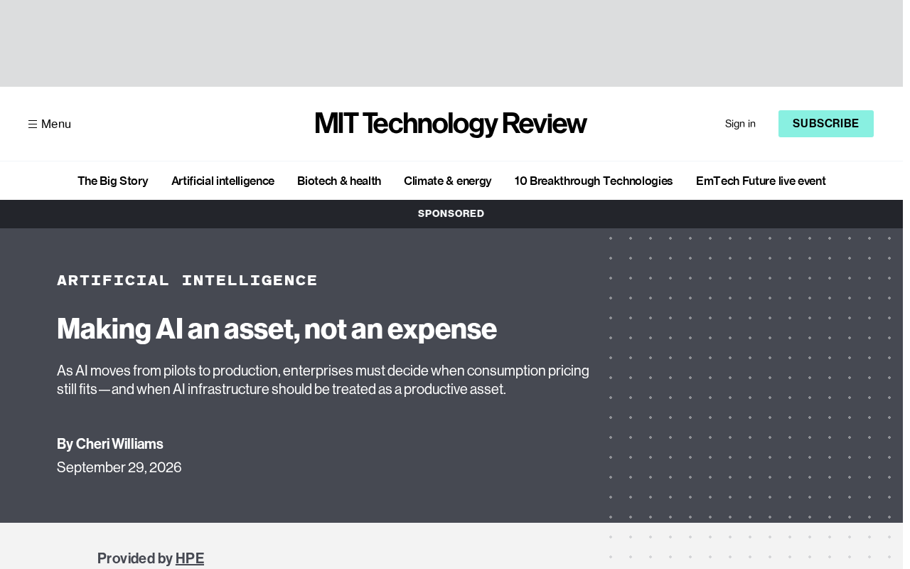 Making AI an Asset, Not an Expense: Rethinking Costs from Experiment to Production