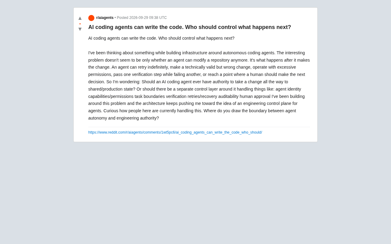 AI Coding Agents Can Write the Code. But Who Controls What Happens Next?