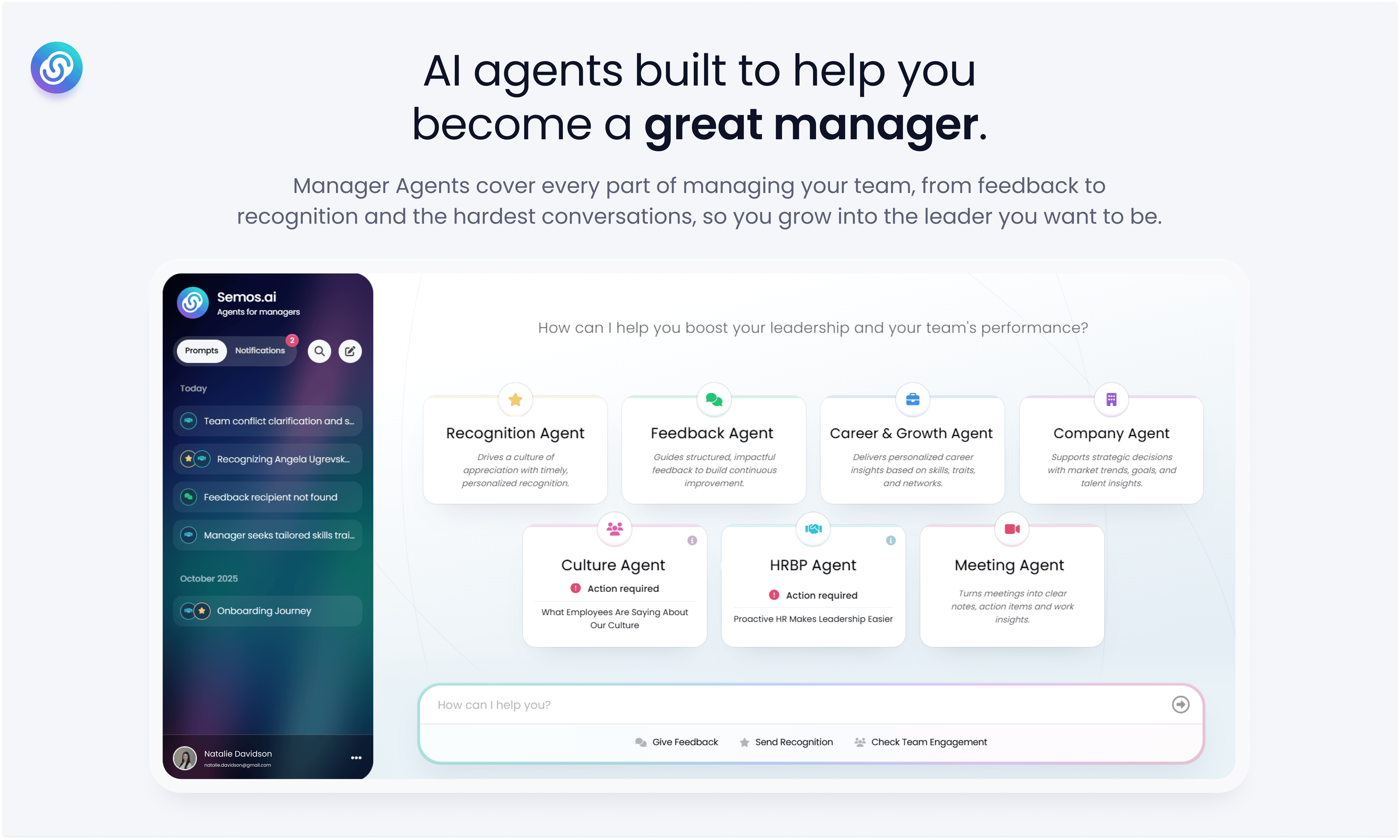 Semos.ai: The AI Management Assistant Built for Managers
