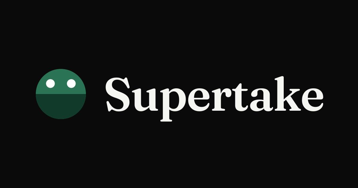 Supertake:用自然语言把你的观点变成真实投资组合