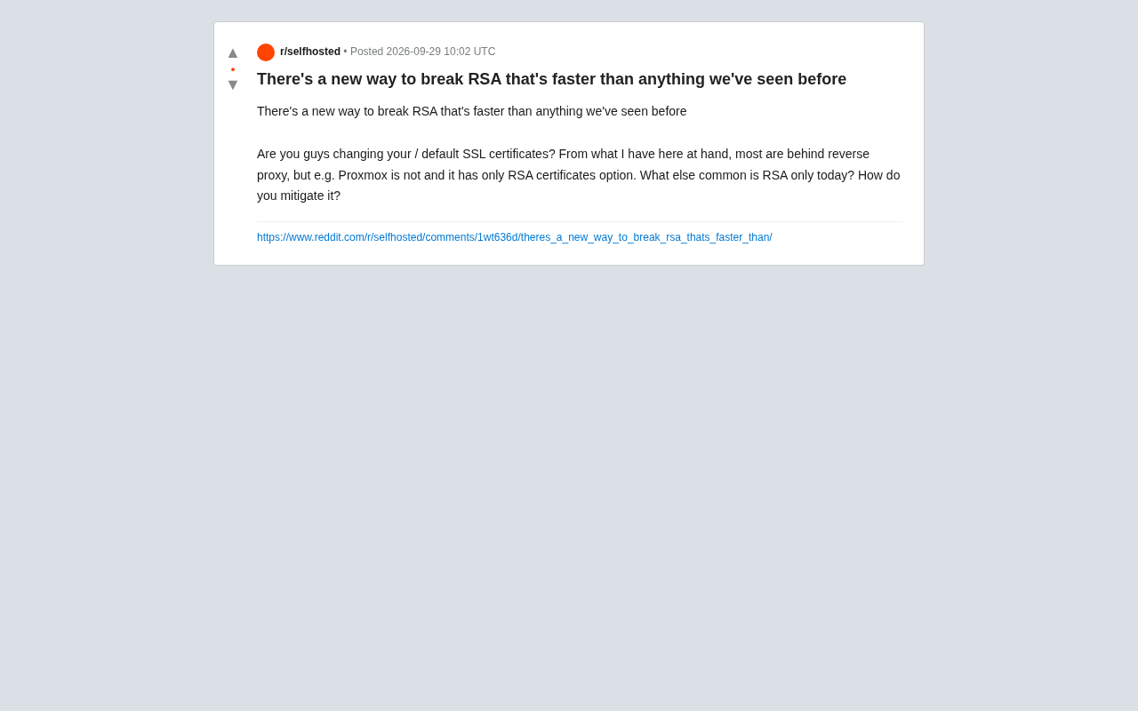 A New Efficient RSA Cracking Method Has Emerged: Are Your SSL Certificates Still Safe?