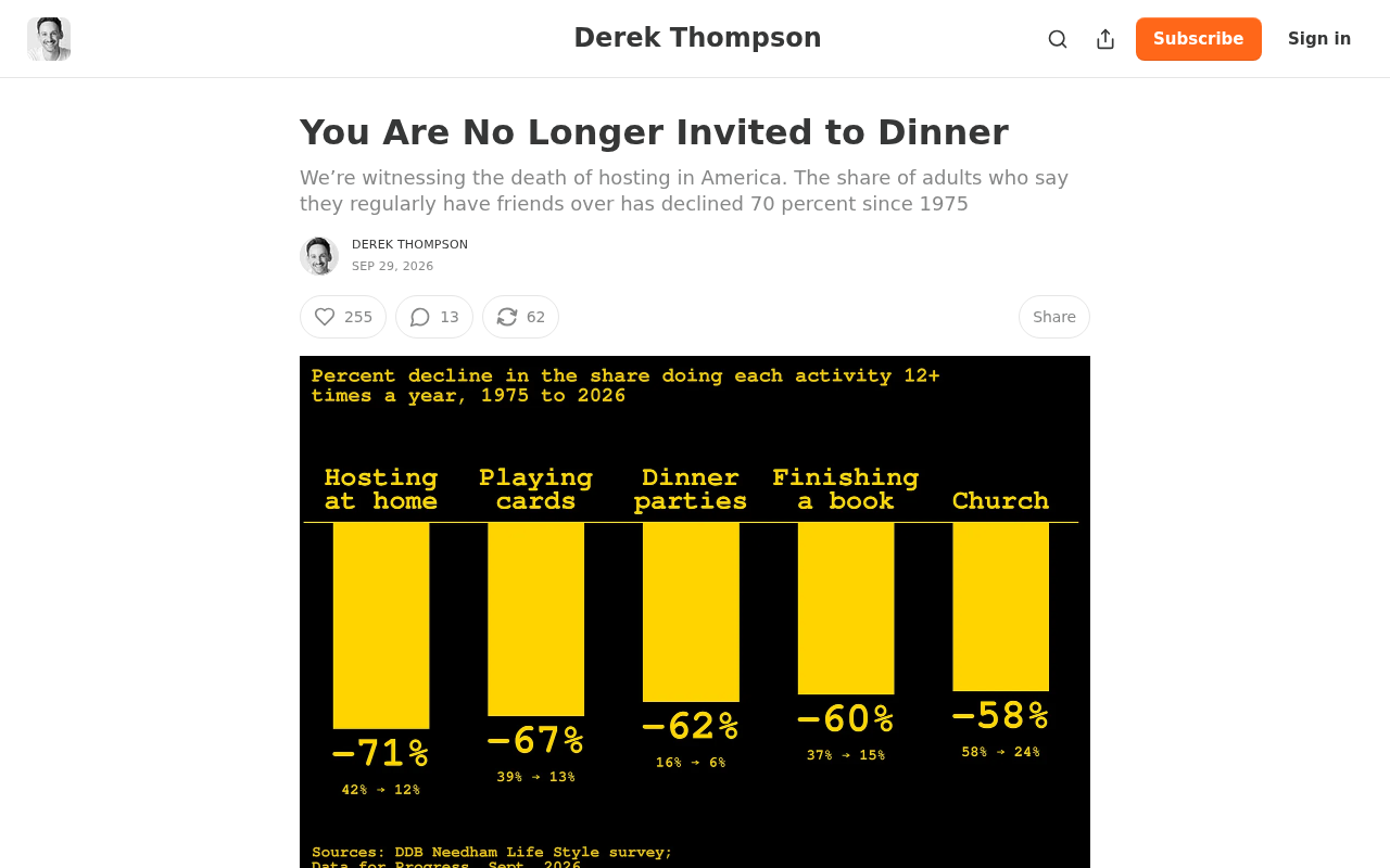The Death of the American Host: Why Home Dinner Parties Are Disappearing
