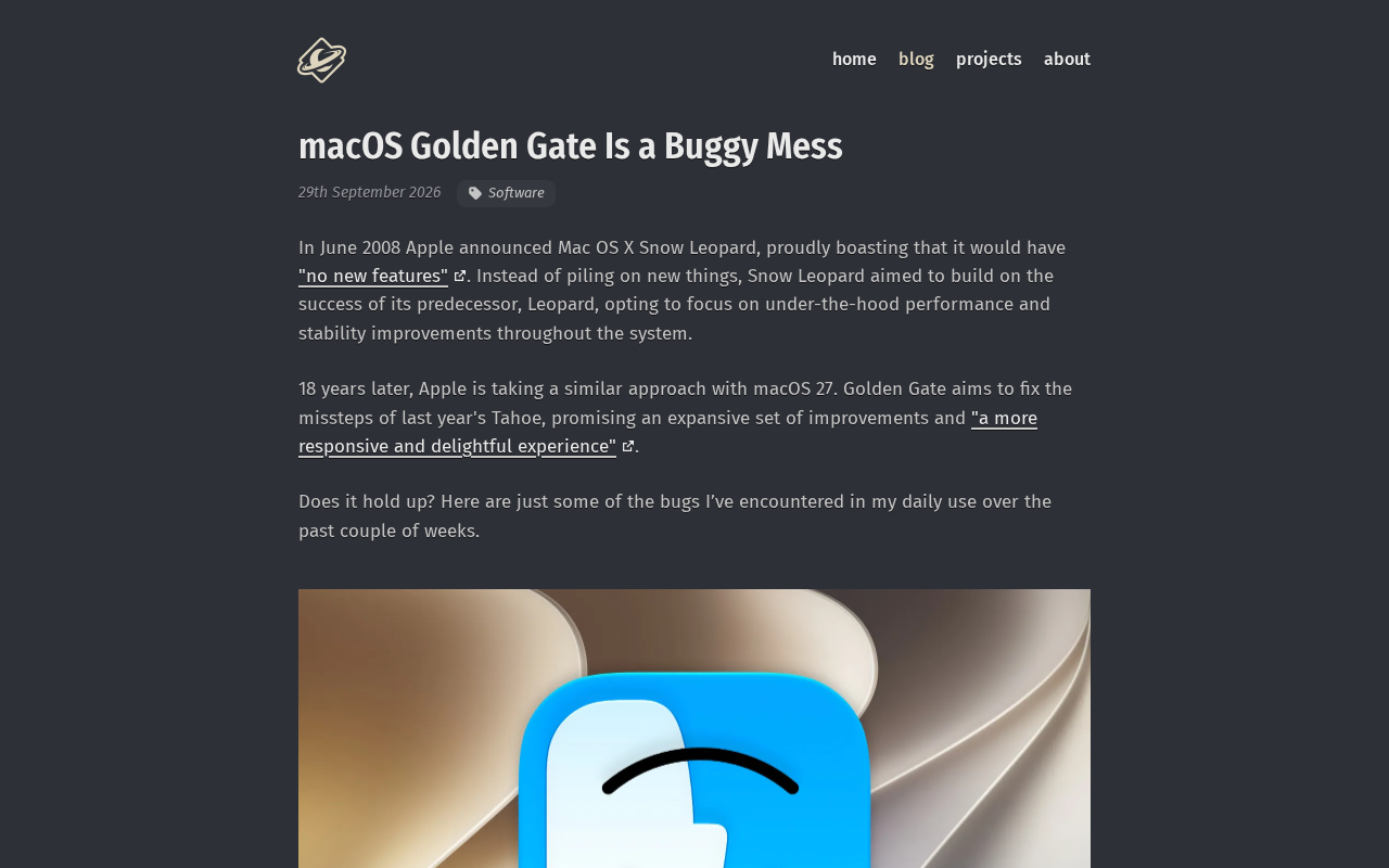 macOS Golden Gate 争议:一次充满Bug的系统更新