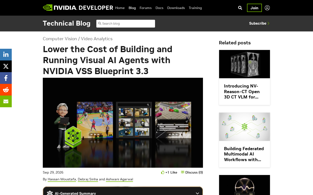 NVIDIA VSS Blueprint 3.3:降低视觉AI智能体的构建与运行成本