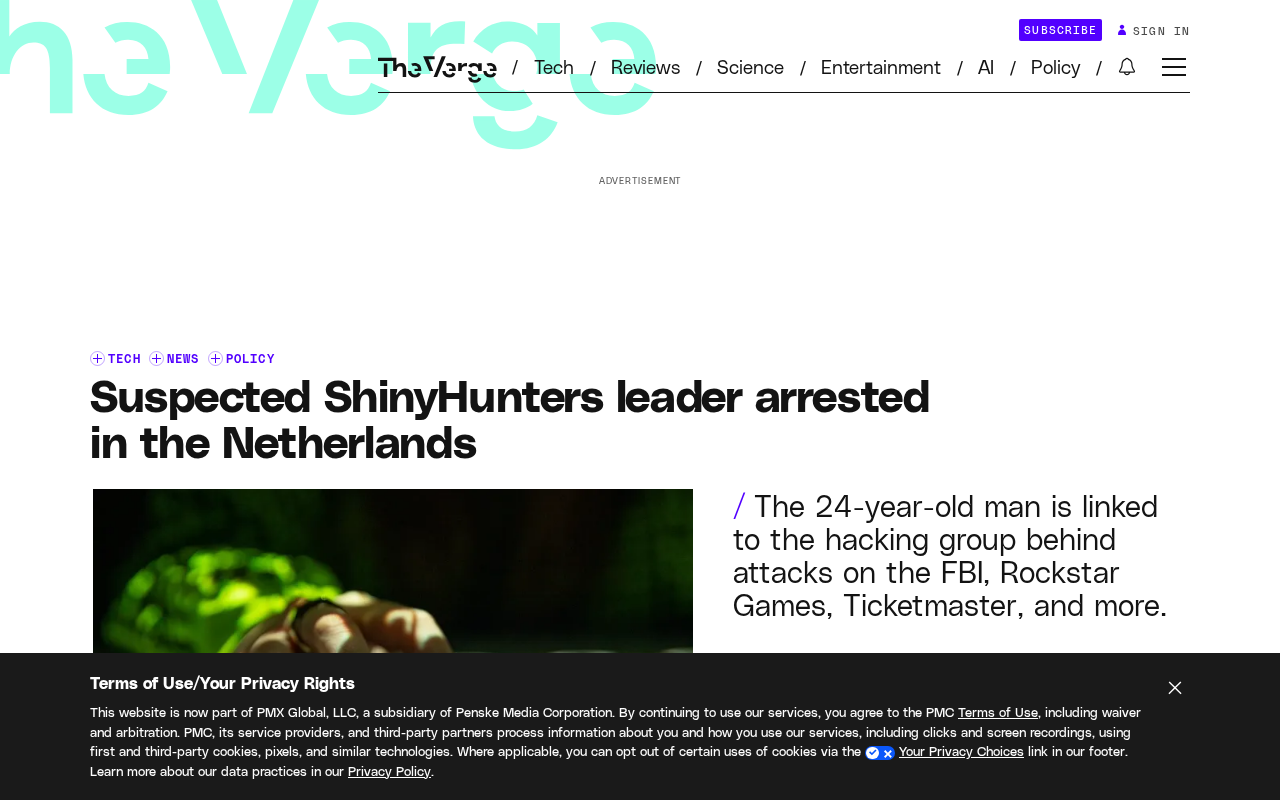 Suspected ShinyHunters Ringleader Arrested in the Netherlands as Hacking Group Faces Justice