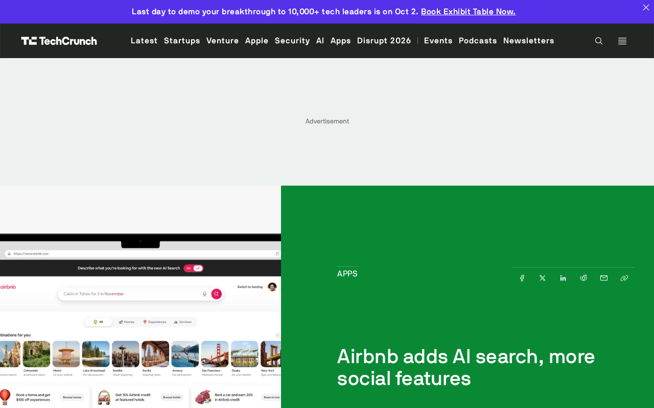 Airbnb Introduces AI Search and Social Features to Reshape the Travel Experience