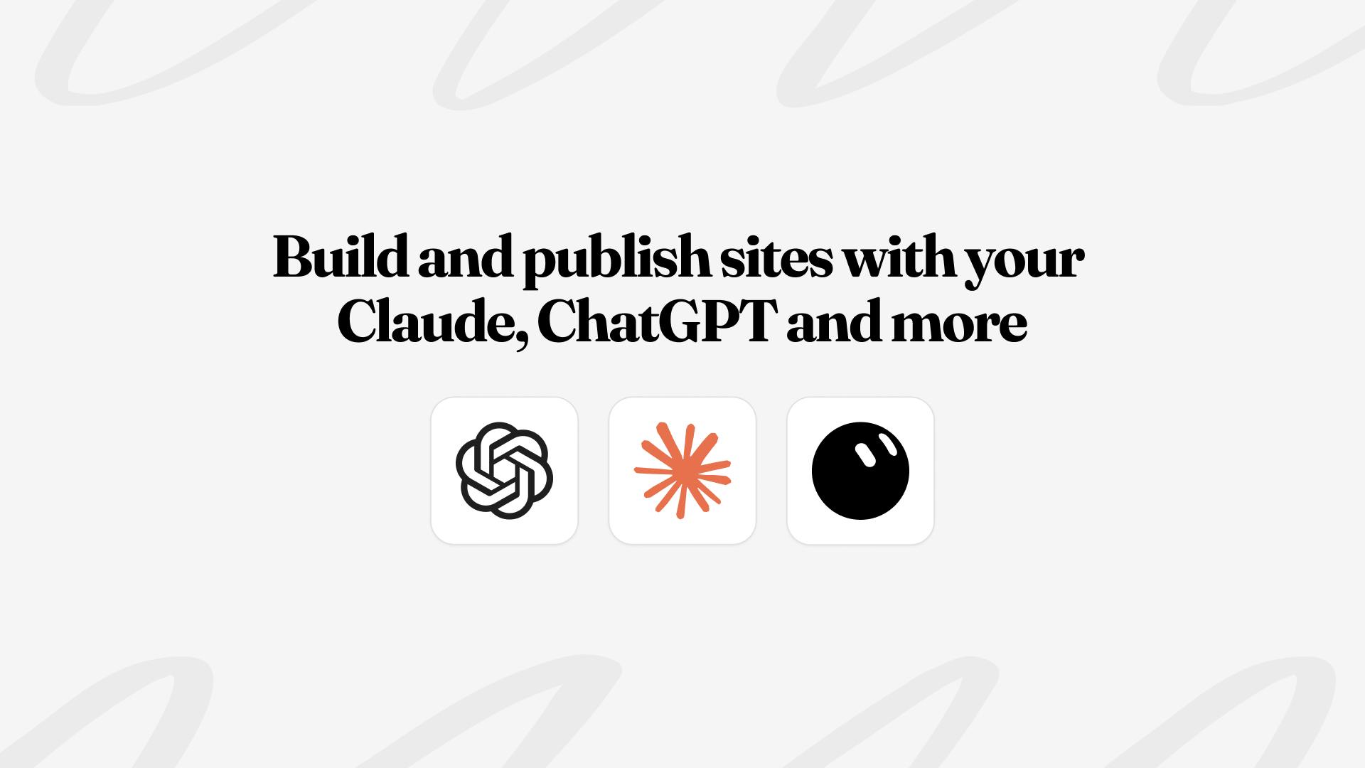 Macaly Cloud: Build and Deploy Websites Directly Inside Claude or ChatGPT