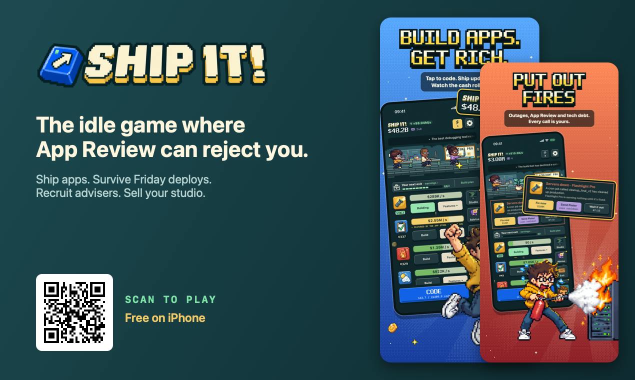Ship It: The Idle Game Where Even the App Review Can Reject You