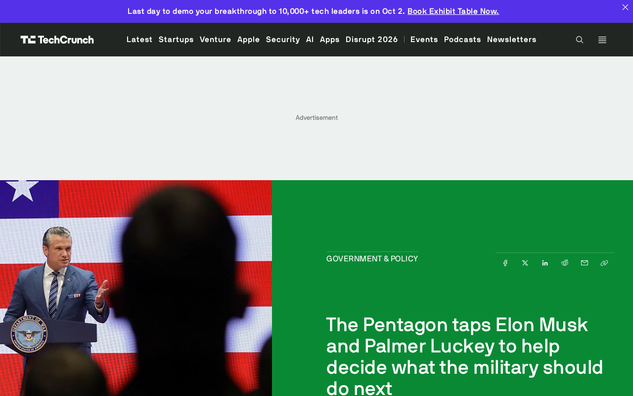 Pentagon Taps Musk and Palmer Luckey to Lead Future Warfare Study, Sparking Controversy