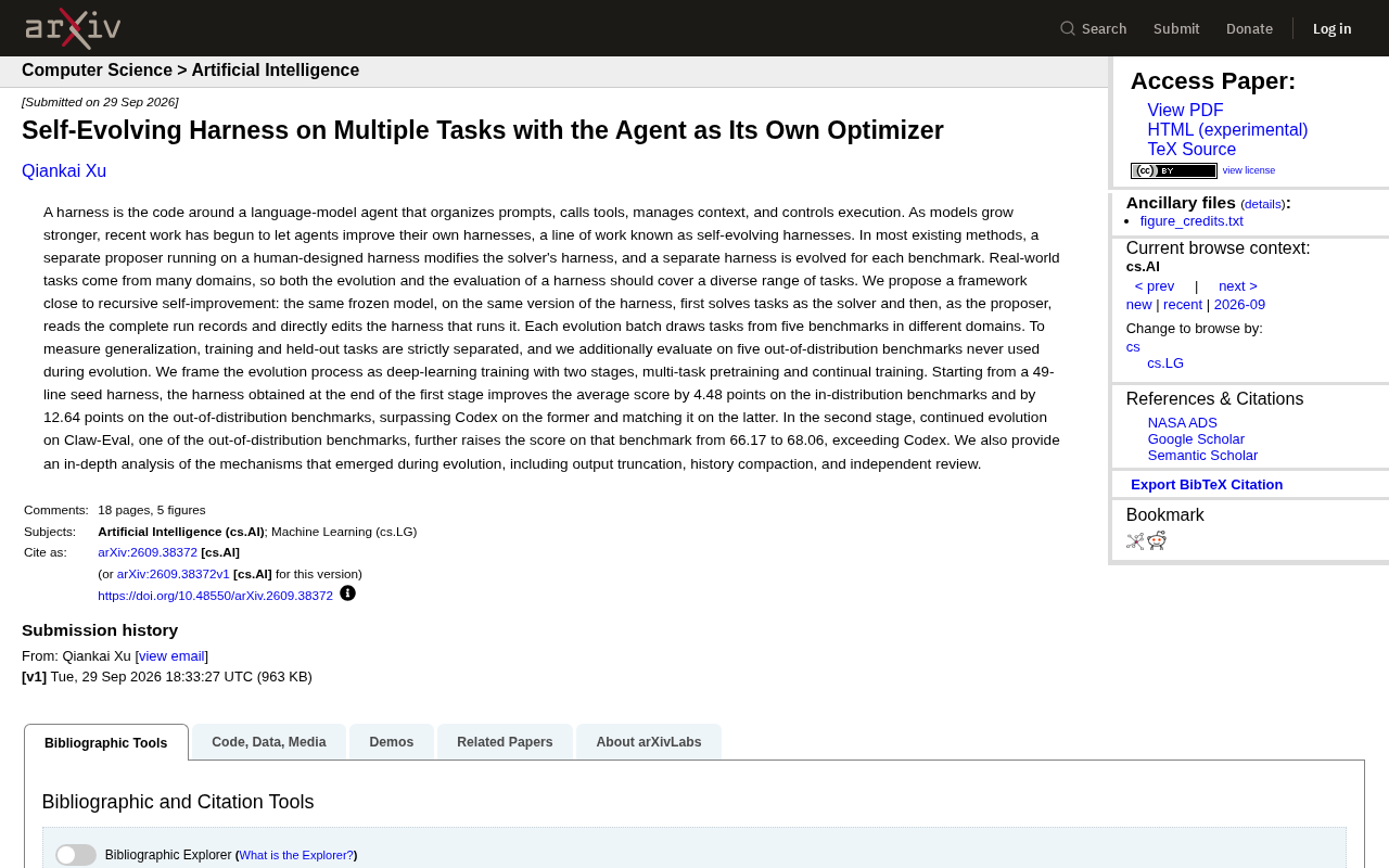 Agent as Its Own Optimizer: The Self-Evolving Harness Framework