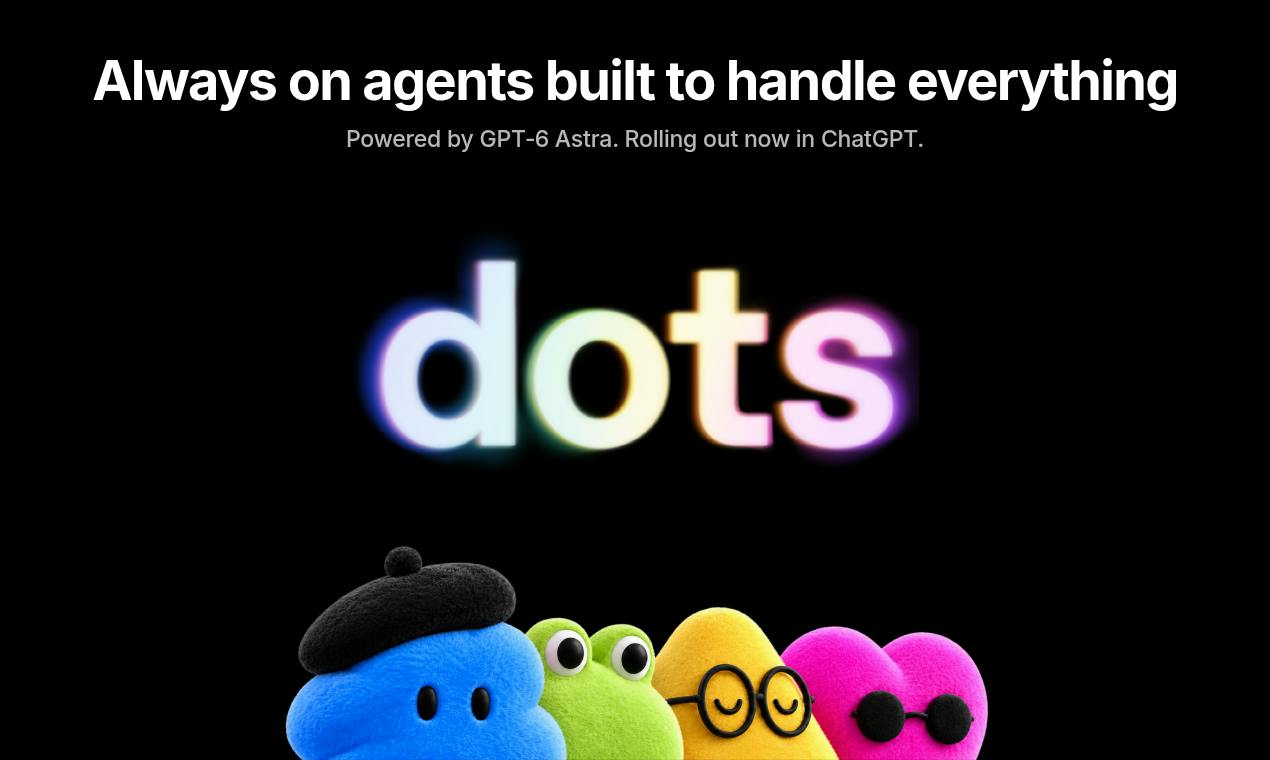 OpenAI 推出 Dots:常驻式 AI 智能体登陆 ChatGPT