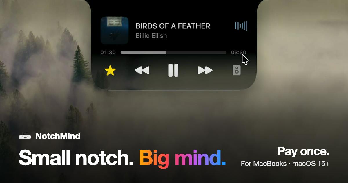 NotchMind: The Native Tool That Turns Your MacBook Notch Into a Productivity Hub