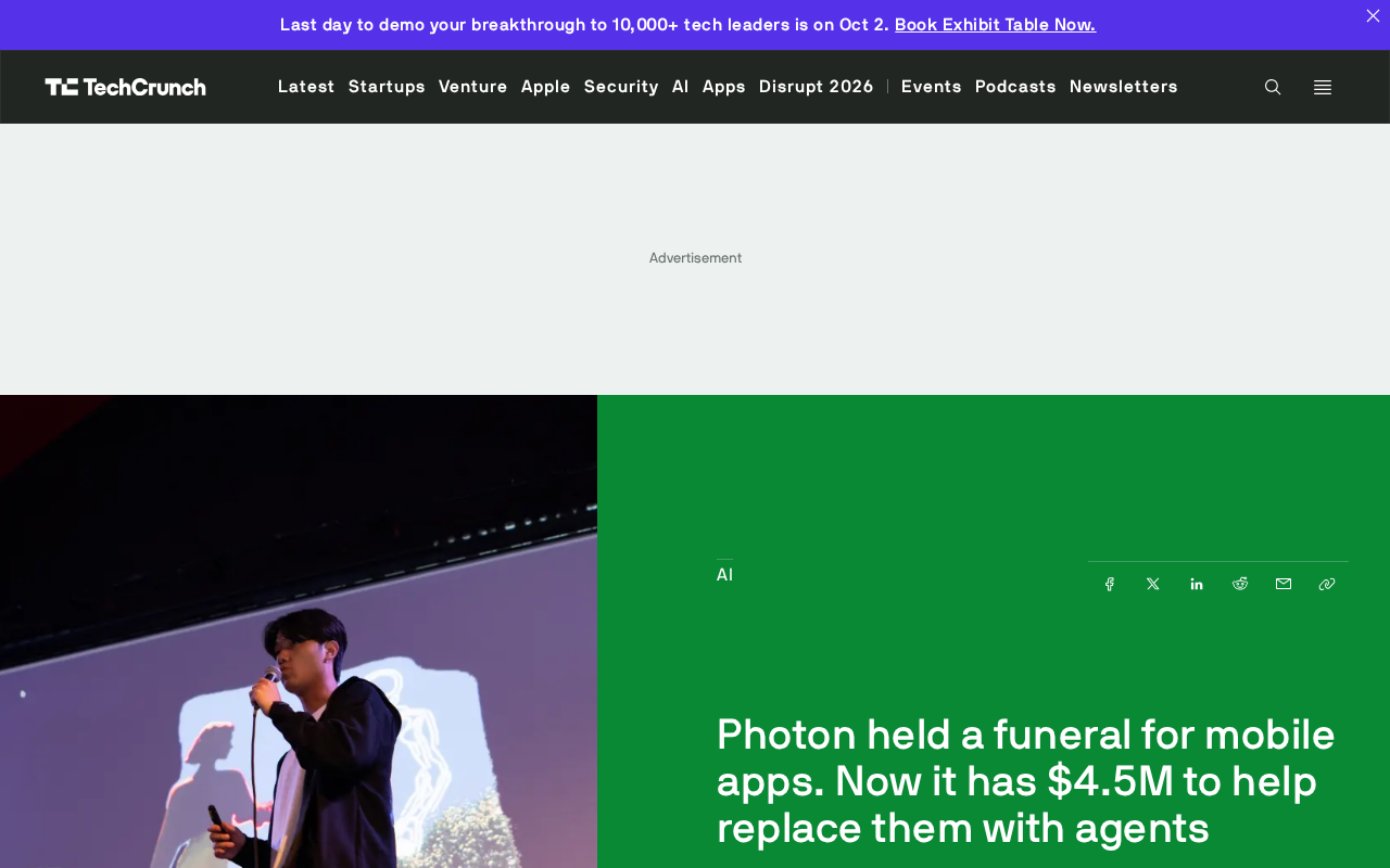 Photon Raises $4.5M to Replace Mobile Apps with AI Agents