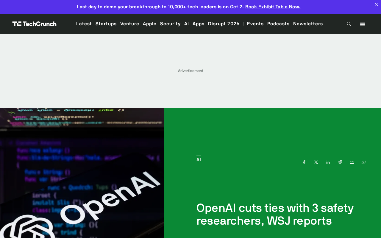 OpenAI Fires 3 Safety Researchers Over Improper Handling of Sensitive Information