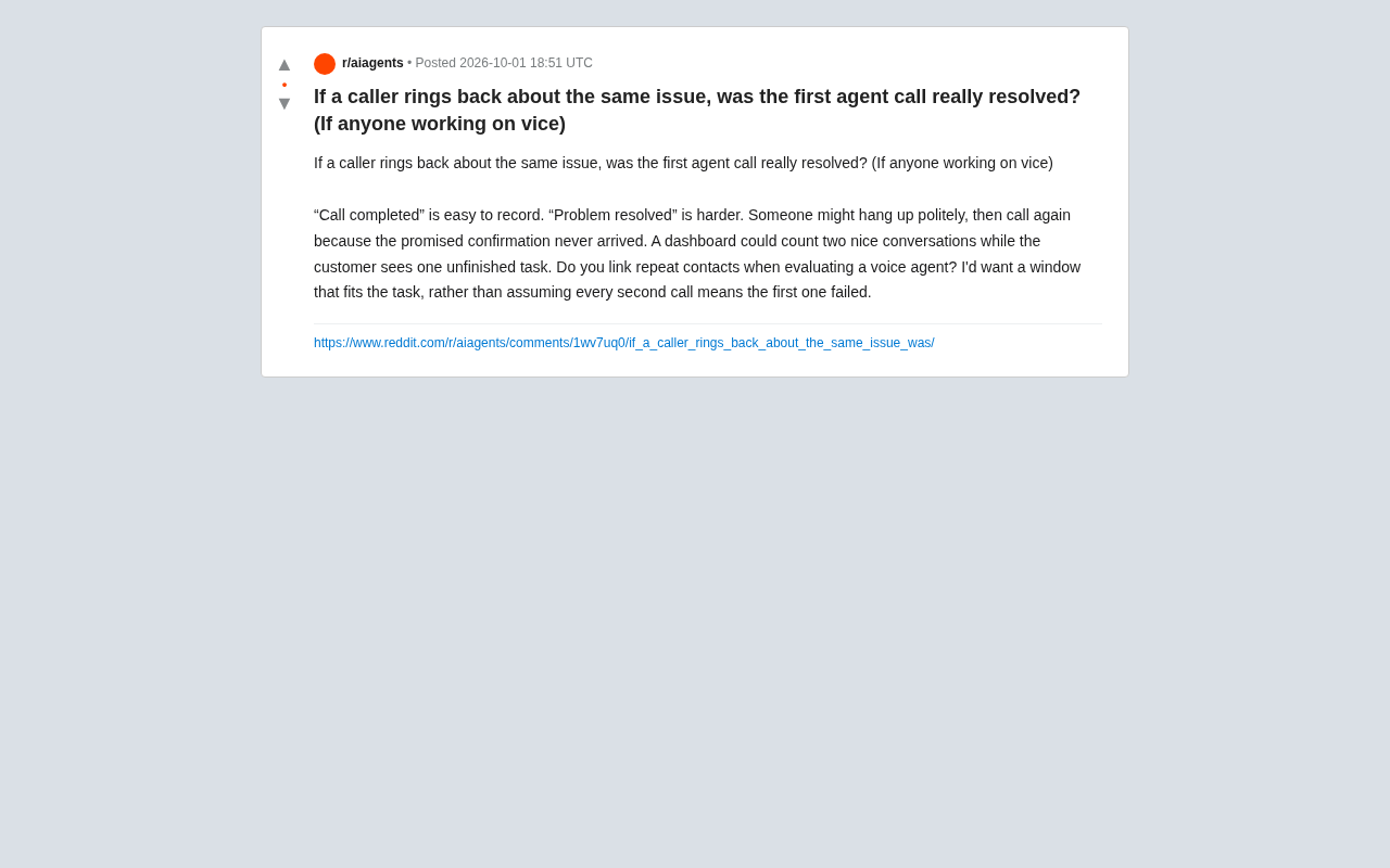The 'Fake Resolution' Trap in Voice AI Customer Service: Call Completed ≠ Problem Solved