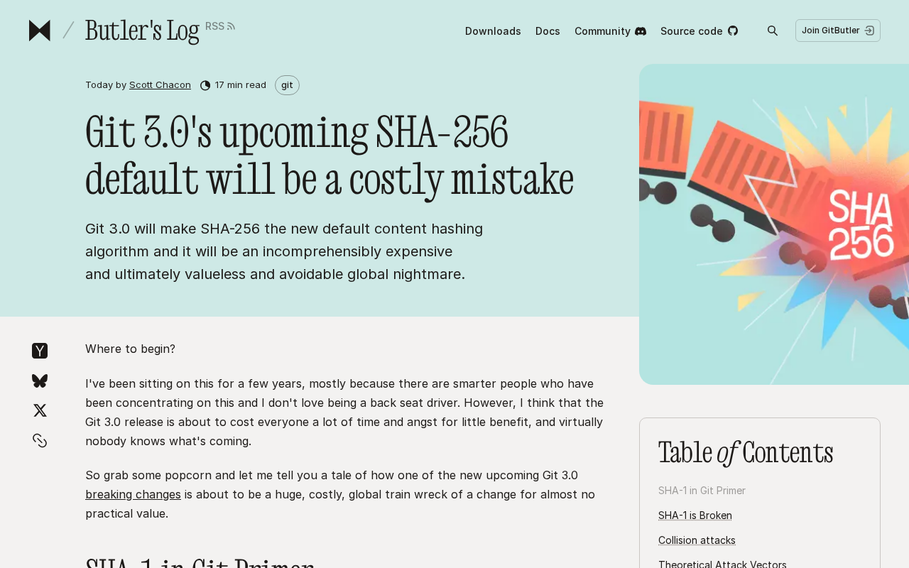 Why Git 3.0 Defaulting to SHA-256 Might Be a Costly Mistake