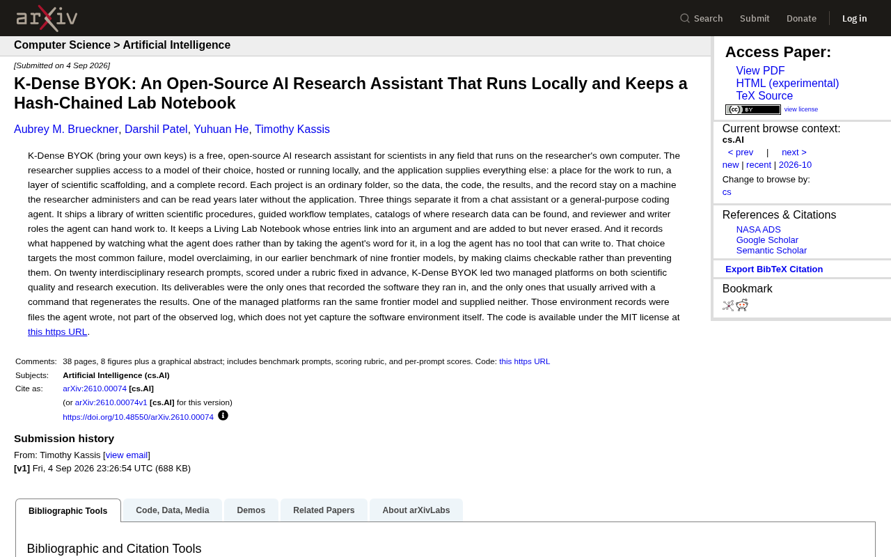 K-Dense BYOK: An Open-Source AI Research Assistant That Runs Locally and Keeps Verifiable Records