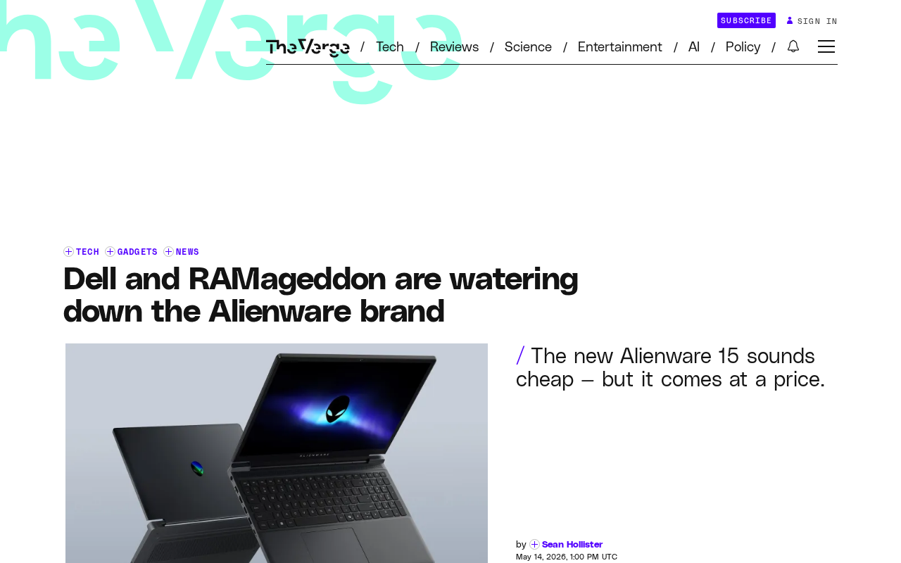 Alienware品牌稀释:从绝不妥协到入门级游戏本,Dell做错了什么?