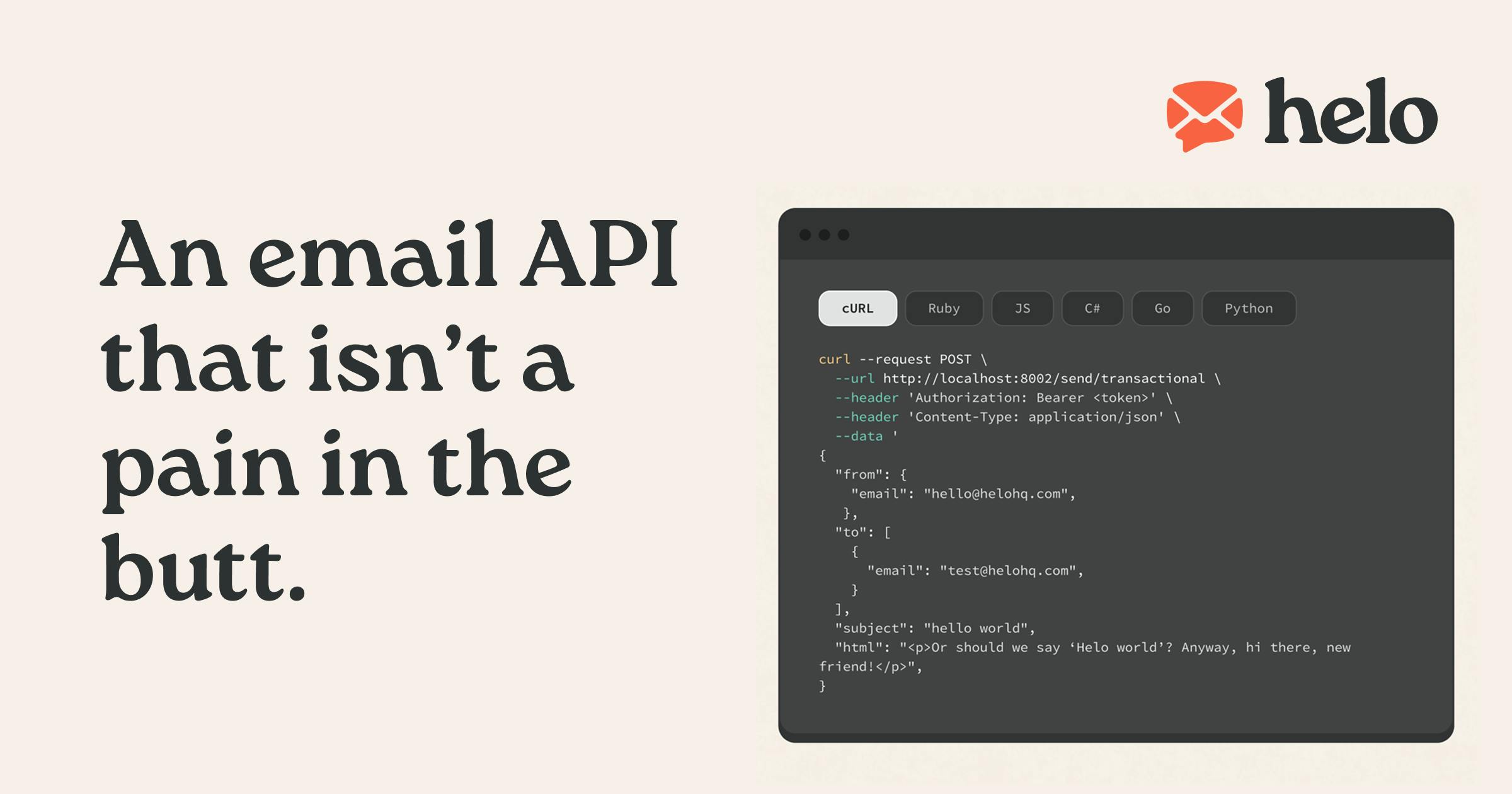 Helo: A New Developer Email API from the Former Postmark Team
