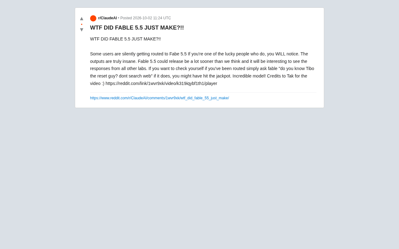 Fable 5.5 Gray-Scale Test Surfaces: Some Users Quietly Routed to New Model