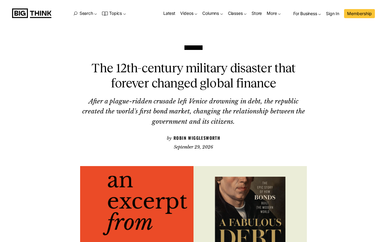 How Venice's Military Defeat Gave Rise to the World's First Bond Market