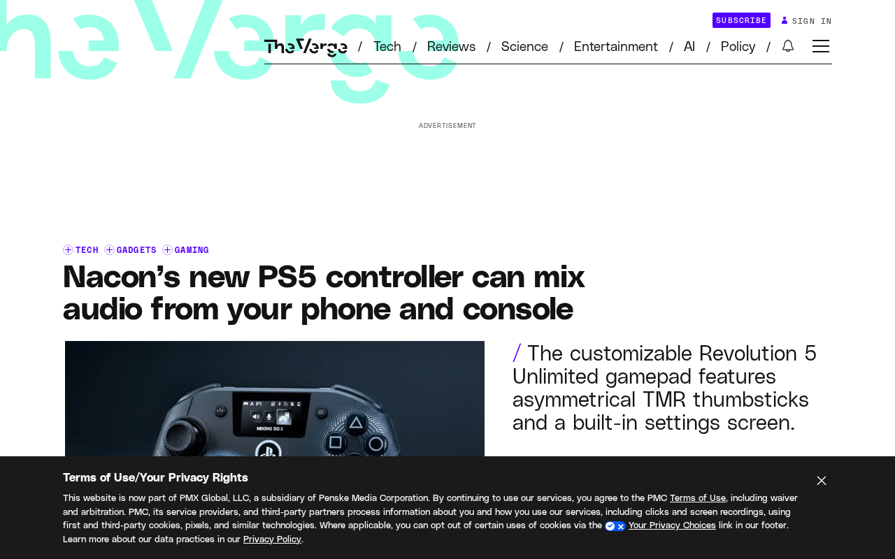 Nacon Revolution 5 Unlimited: The First PS5-Licensed Controller with a Built-In Screen