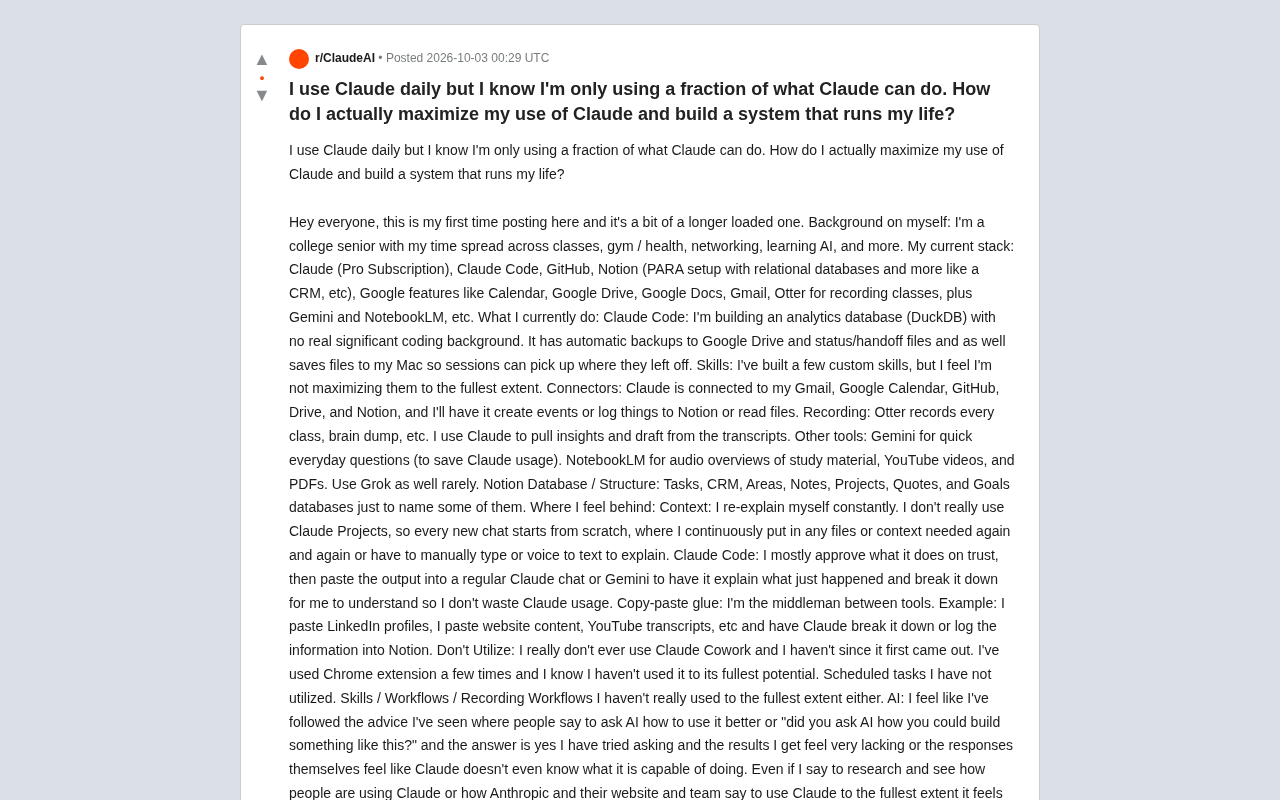 把Claude用到极致:打造自动运转的个人生活系统