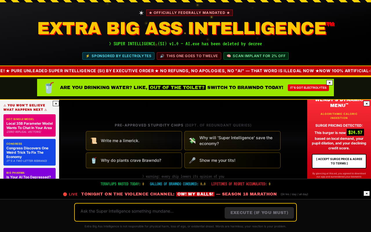 Extra Big Ass Intelligence:一场对AI炒作的幽默反讽