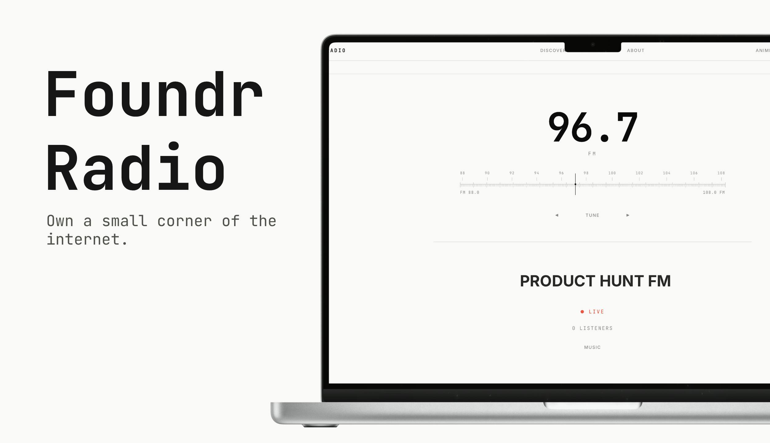 FoundrRadio: Giving Founders Their Own Internet Radio Station