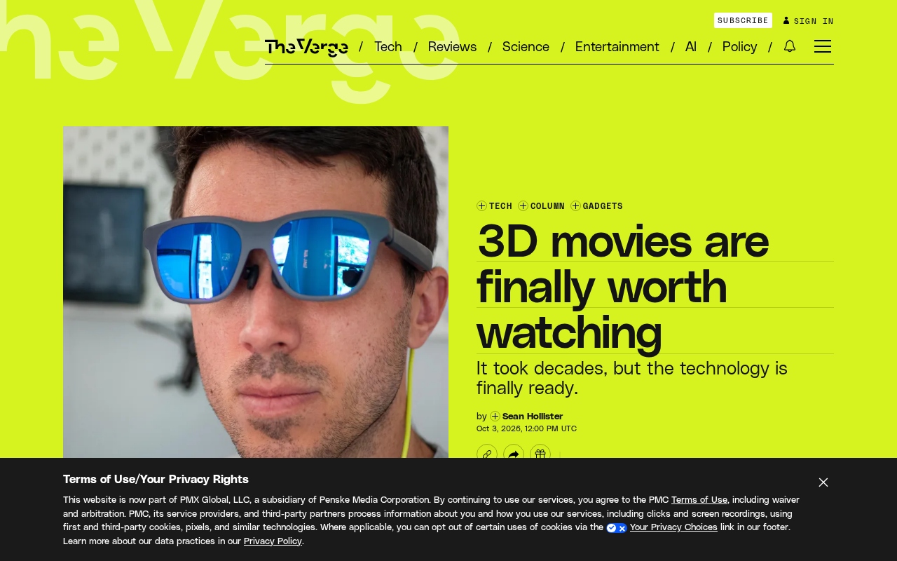 3D Movies Are Making a Comeback: Mature Technology Finally Makes Home Viewing Worth It