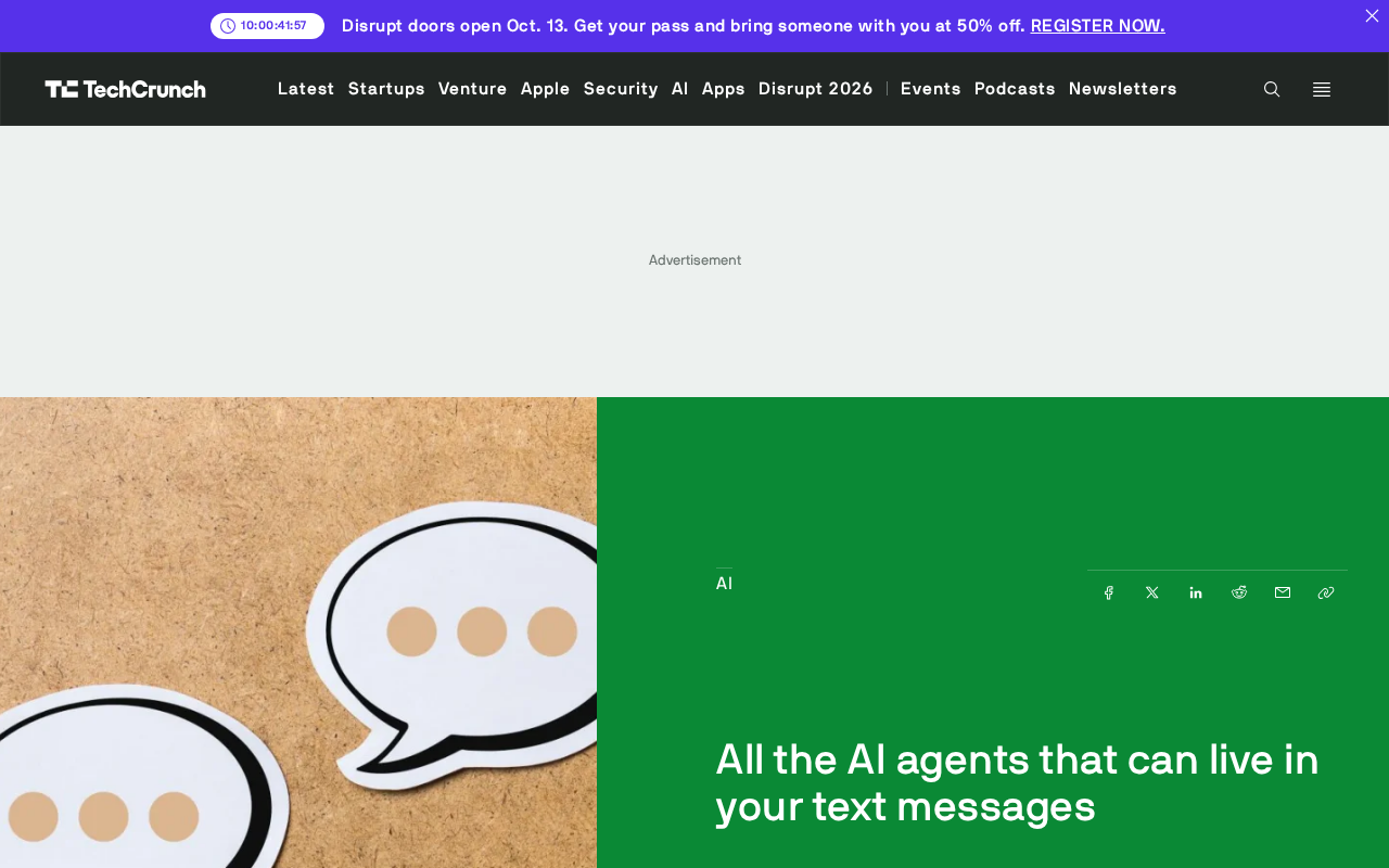 AI Assistants in Your Texts: A Roundup of AI Agents You Can Reach by SMS