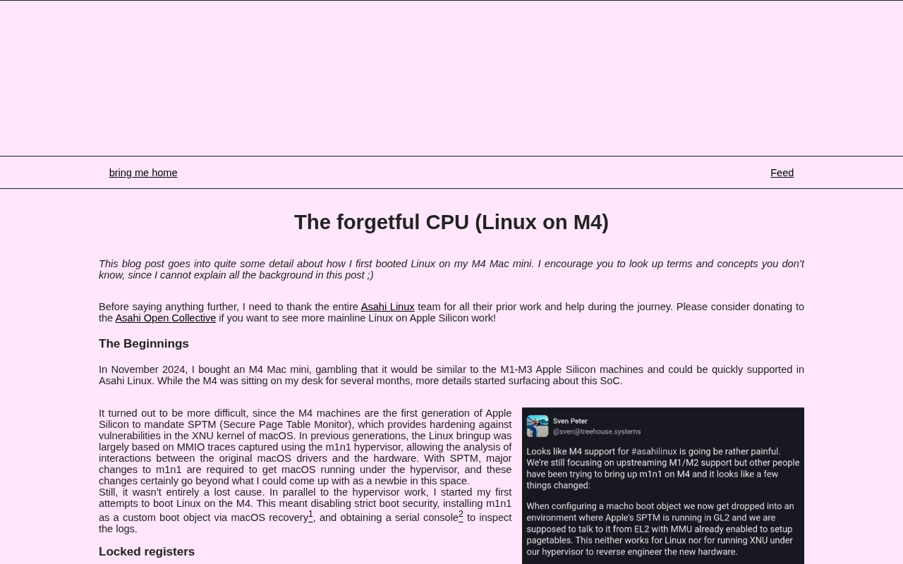 健忘的CPU:在M4芯片上跑Linux遇到的内存一致性难题