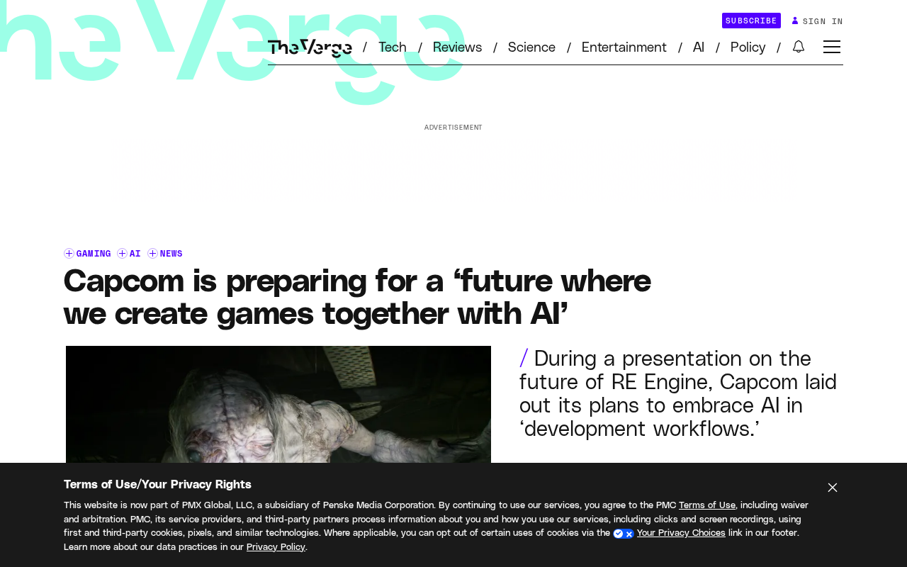 Capcom's AI Push: The Next Evolution of the RE Engine