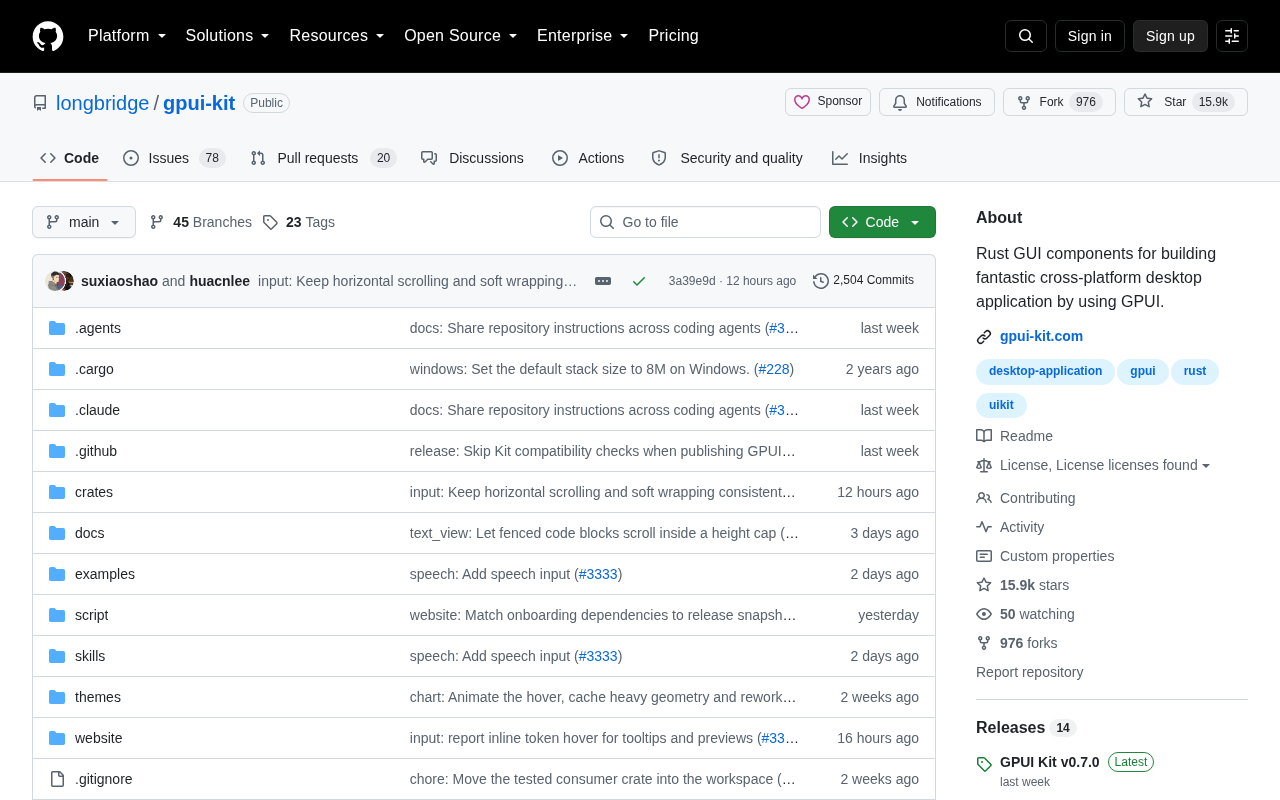 gpui-kit: A Rust Cross-Platform Desktop GUI Component Library Built on GPUI